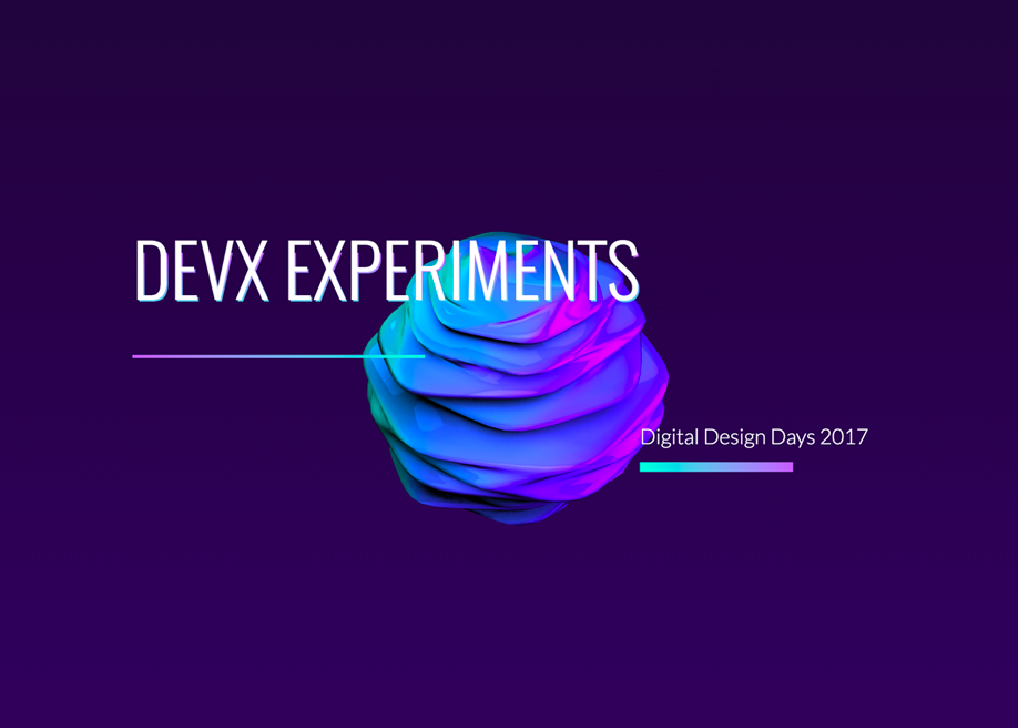 DEVX Experiments - DDD 2017