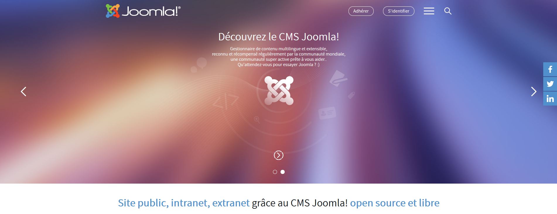 Les CMS classiques - Joomla