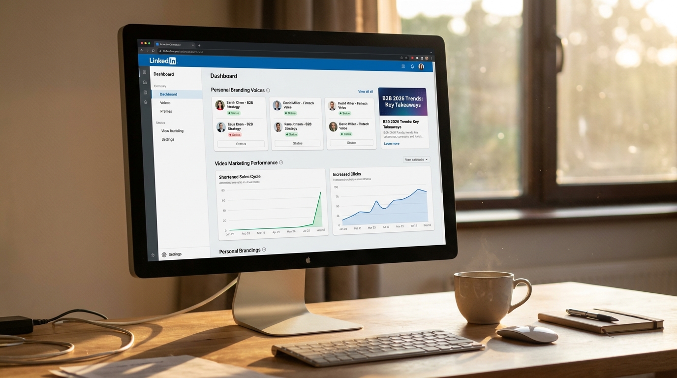 stratégies LinkedIn vidéo branding B2B 2026