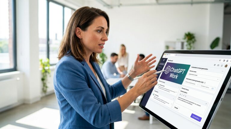 Automatisation IA marketing avec ChatGPT Work : guide B2B 2026