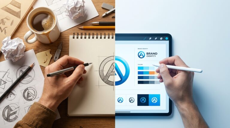 Outils IA identité visuelle : Recraft, Firefly et Figma AI comparés pour le branding B2B